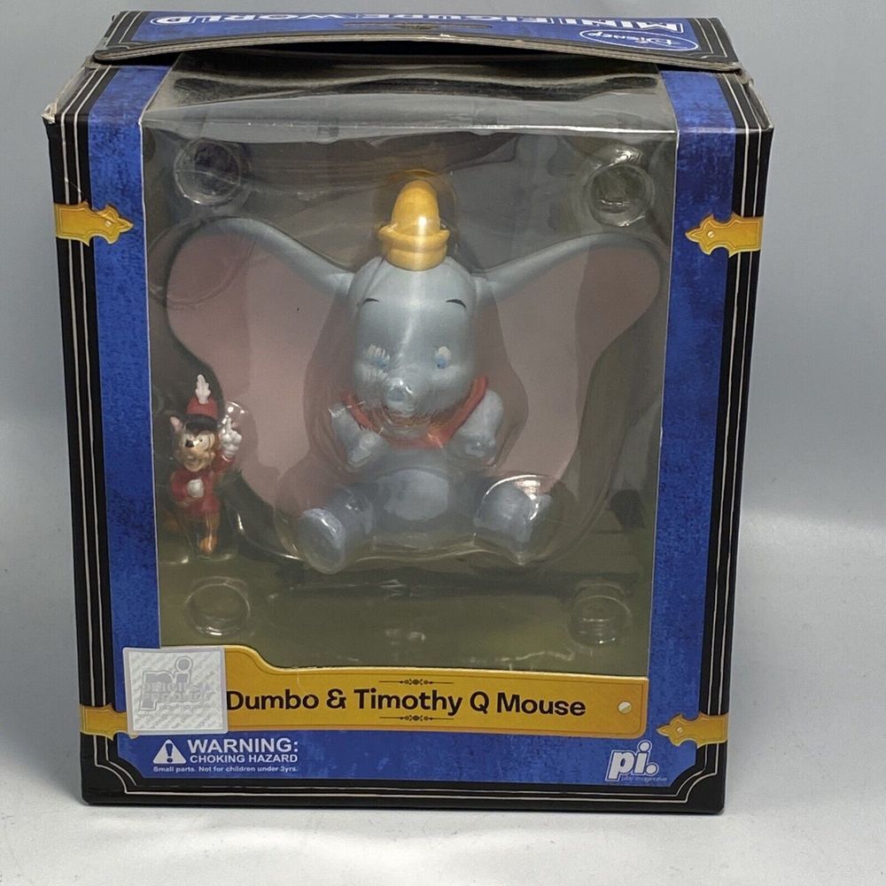 Dumbo & Timothy Q Mouse Disney Mini Figure World D23 Collectible NIB